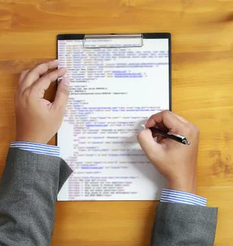 Developer Team Working Laptop Computer Mobile Application Softwareand Web Des Stock Photos