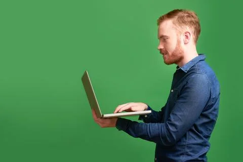 Developer testing new program Foto stock