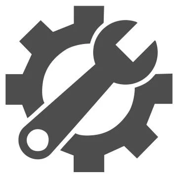 Developer Tools Flat Vector Icon 스톡 일러스트