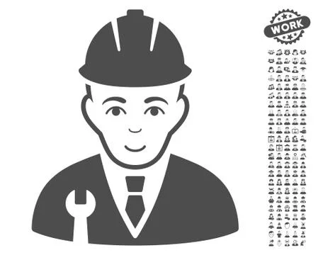 Developer Vector Icon With Bonus Stockillustratie
