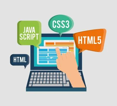 Developer web responsive design イラスト素材