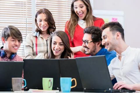 Developer in web startup programming software 스톡 사진