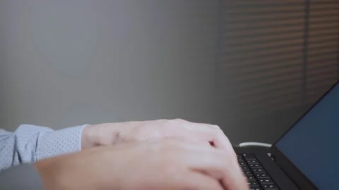 Developer working in computer in IT office, sitting at desk writing codes Stock Footage 183116770