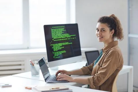 Developer working at office Stock Photos