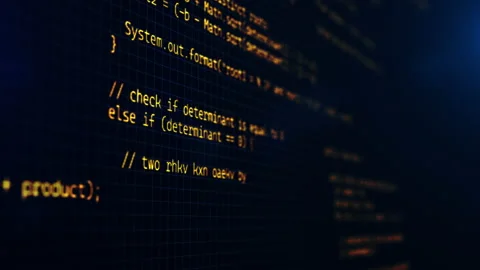 Developer working on program code. Hack or protection data. Website scripts Stock Footage 166892441