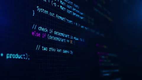 Developer working on program code. Hack or protection data. Website scripts Stock Footage 168222217