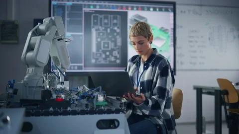 Developer Writing Code At Laptop Stock Footage 182950947