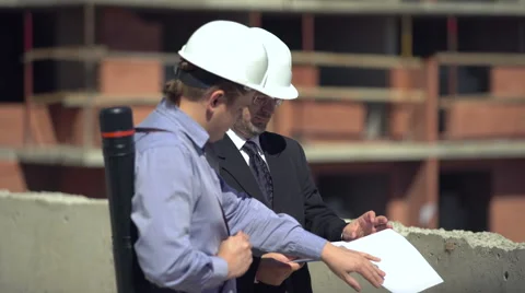 Developers are discussing details of the project Stock Footage 65172474