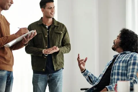 Developers Having Group Brainstorming Stock Photos