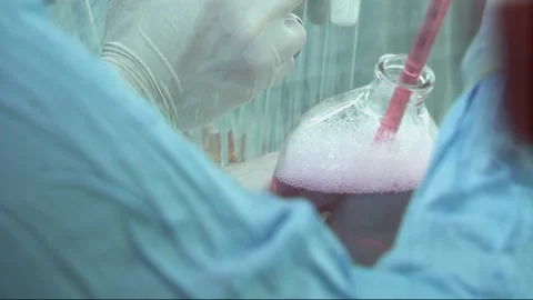 Developers medicines and vaccines against COVID-19 Stock Footage 146855385