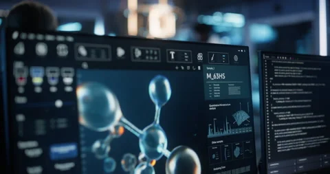 Developers Working with Quantum Computer Stock Footage 318965527