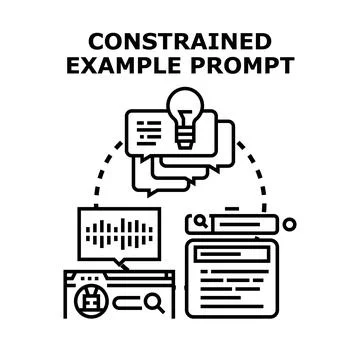 Developing ai prompt engineering and creative content generation 스톡 일러스트