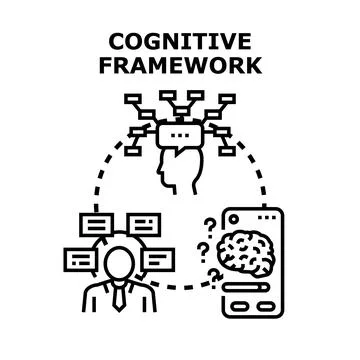 Developing cognitive framework for ai technology solutions Stock Illustration