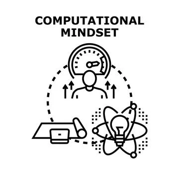 Developing computational mindset for problem solving and innovation Stockillustratie