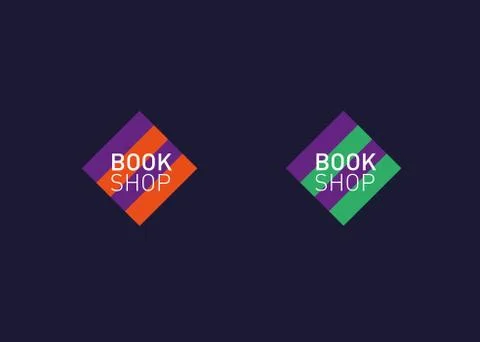 Developing creative logo bookstore Stock Illustration