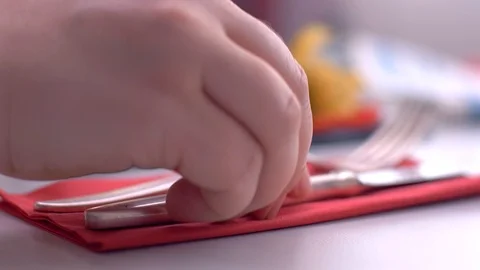 Developing a delicious omelet. Beautifully decorated plateau. Slow motion Stock Footage 104825791