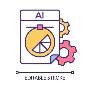 Developing design concept RGB color icon 스톡 일러스트