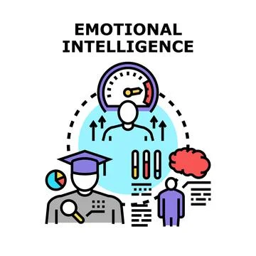 Developing emotional intelligence through education and self awareness Stock Illustration
