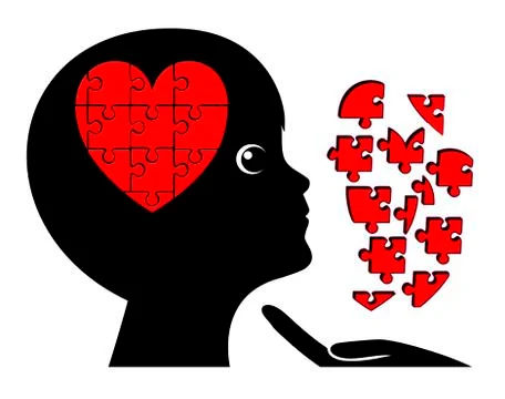 Developing Emotional Intimacy with Kids Stock Illustration