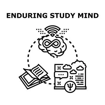 Developing enduring study mind for continuous learning Illustration