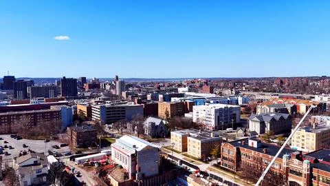 Developing the Foundation - Construction - Syracuse, NY Foto stock