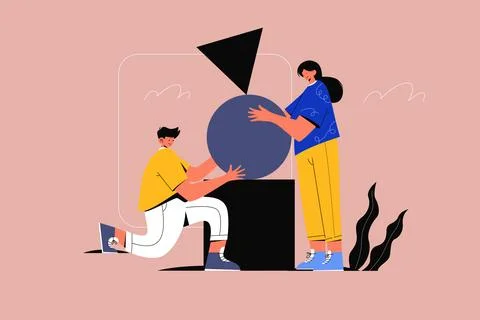 Developing Illustration 库存插图