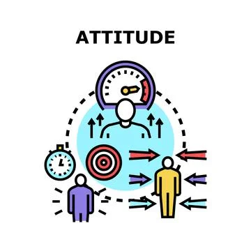 Developing individual mindset, values, and strong character Illustrazione stock