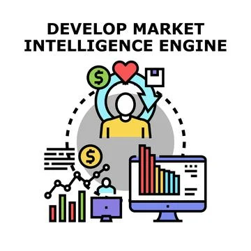 Developing an intelligence engine for market analysis イラスト素材