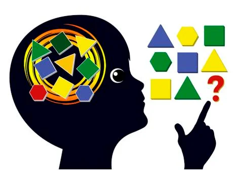 Developing Logical Thinking of Children in early years Illustrazione stock