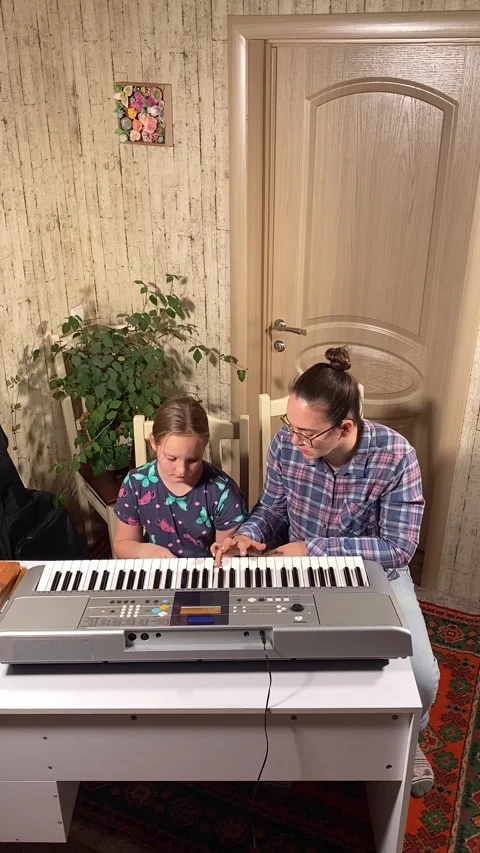 Developing musical skills Stock Footage 320933930