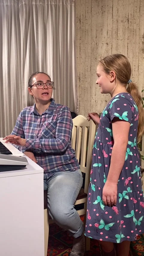 Developing musical skills Stock Footage 320934058