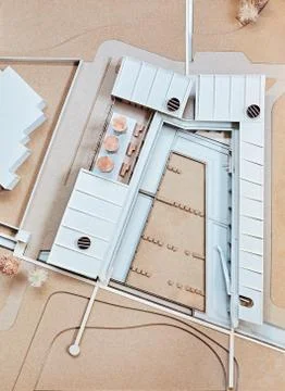 Developing new architectural designs Foto stock