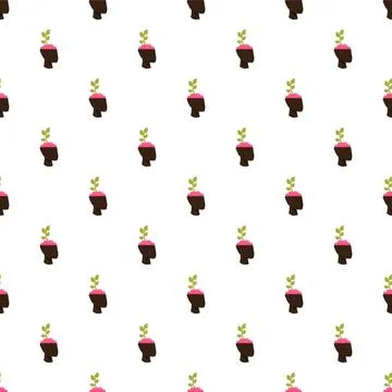 Developing new ideas and creative thinking concept pattern Stock Illustration