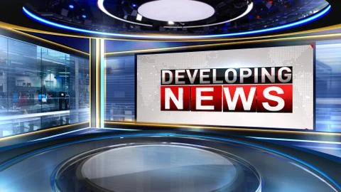 Developing news Virtual studio 스톡 일러스트