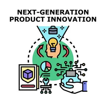 Developing next generation product innovation strategy Stock Illustration