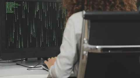 Developing programmer Team Development Website design and coding technologi.. Stock Footage 309836987