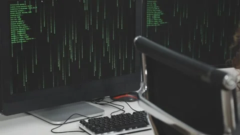 Developing programmer Team Development Website design and coding technologi.. Stock Footage 309836994