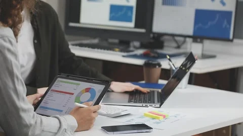 Developing programmer Team Development Website design and coding technologi.. Stock Footage 309837010