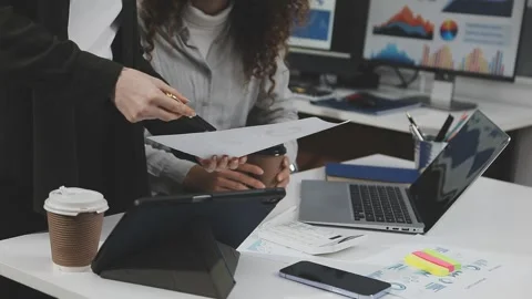 Developing programmer Team Development Website design and coding technologi.. Stock Footage 309837051