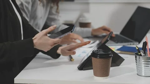 Developing programmer Team Development Website design and coding technologi.. Stock Footage 309837076