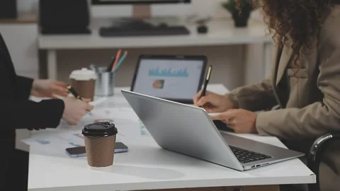 Developing programmer Team Development Website design and coding technologi.. Stock Footage 309837093
