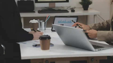 Developing programmer Team Development Website design and coding technologi.. Stock Footage 309837098