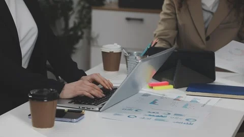 Developing programmer Team Development Website design and coding technologi.. Stock Footage 309837101