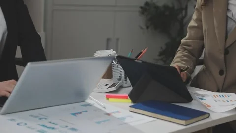 Developing programmer Team Development Website design and coding technologi.. Stock Footage 309837109