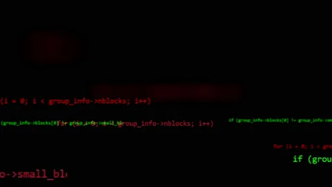 Developing programming and coding technologies. Programmer or hacker is typing Stock Footage 165213295