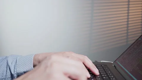 Developing programming and coding technologies. Website design. Coder developing Stock Footage 186504620