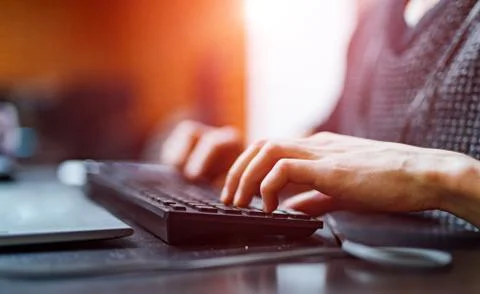 Developing programming and coding technologies. Website design. Cyber space Stock Photos