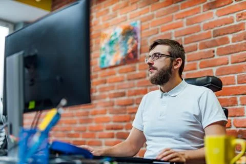 Developing programming and coding technologies. Website design.  Stock-Fotos