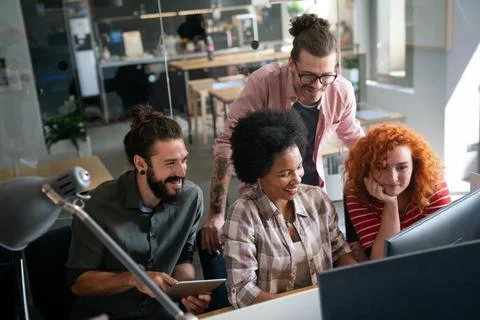 Developing programming and coding technologies. Programmer working in a sof.. Stock-Fotos