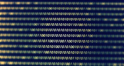 Developing programming binary code. Abstract Binary Software Programming Code Stock Photos